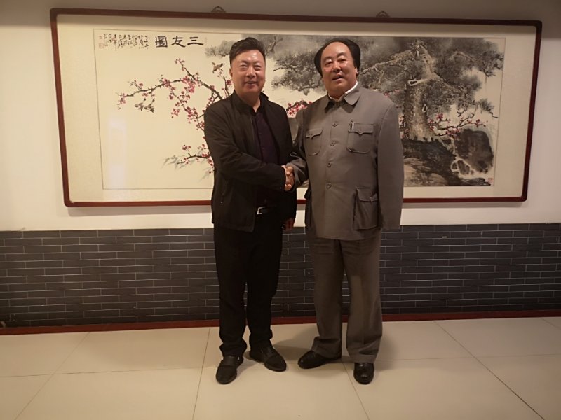 巴音老师和唐山领导合影